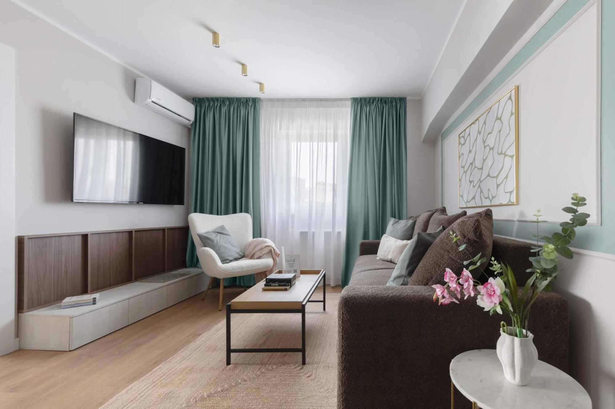 Holt - Sublime Minty Green 1Br On The Park Bucareste Exterior foto